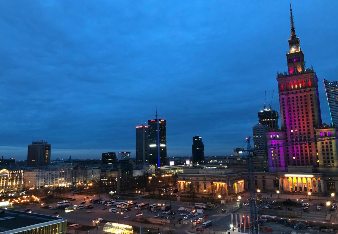 Palm Aparts Warsaw City View Buitenkant foto